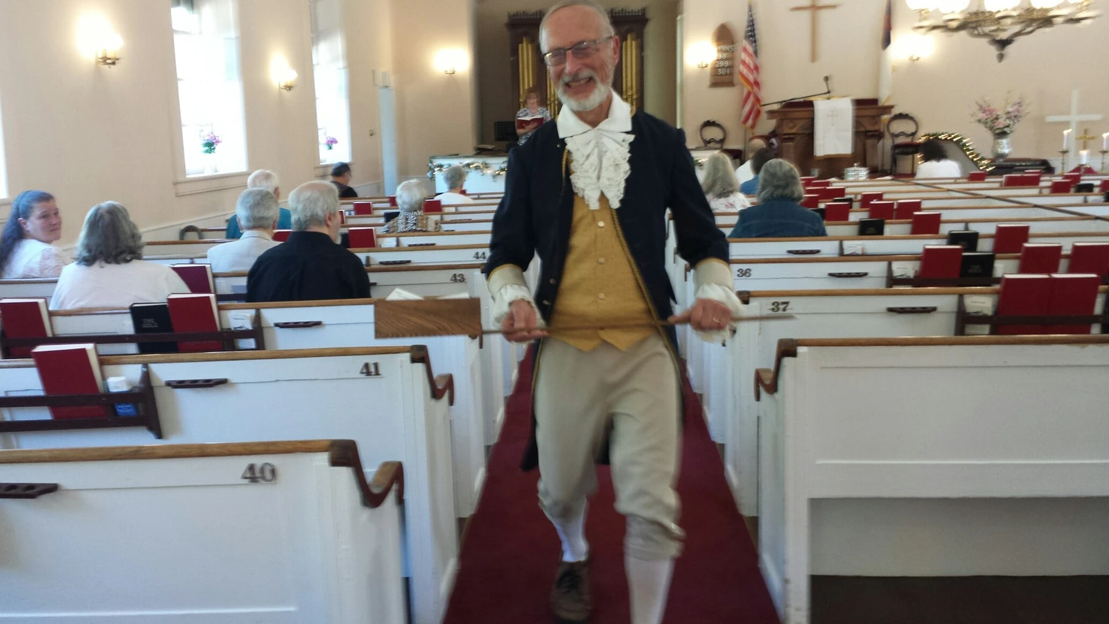 Alan At Congregational Church in Campton, NH